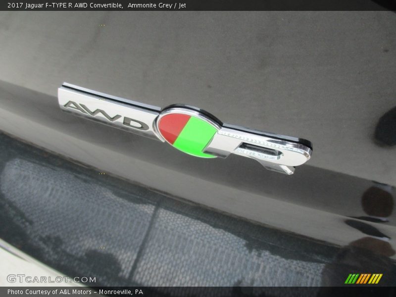 Ammonite Grey / Jet 2017 Jaguar F-TYPE R AWD Convertible
