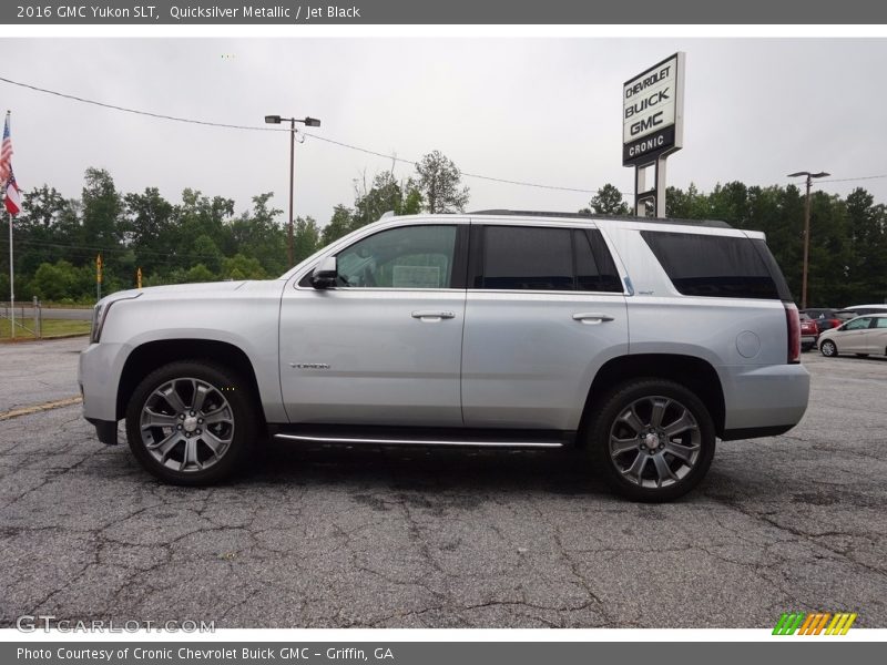 Quicksilver Metallic / Jet Black 2016 GMC Yukon SLT