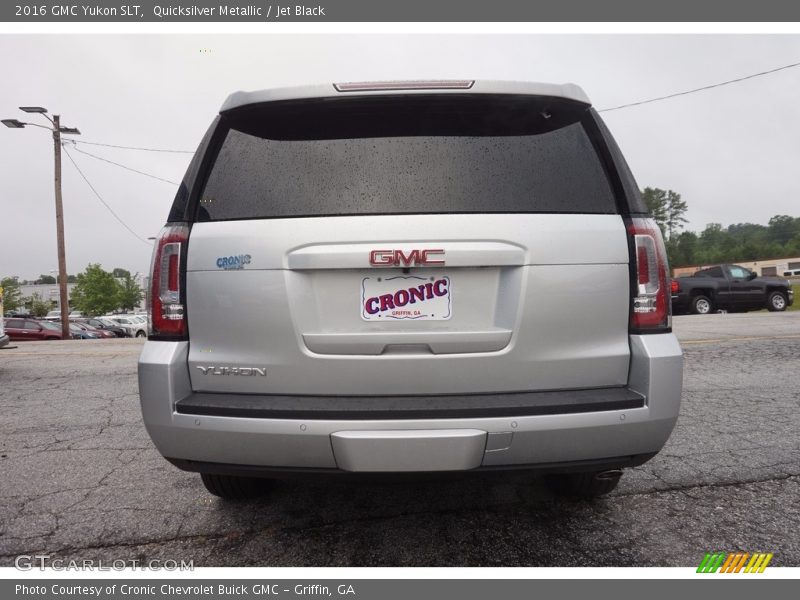 Quicksilver Metallic / Jet Black 2016 GMC Yukon SLT
