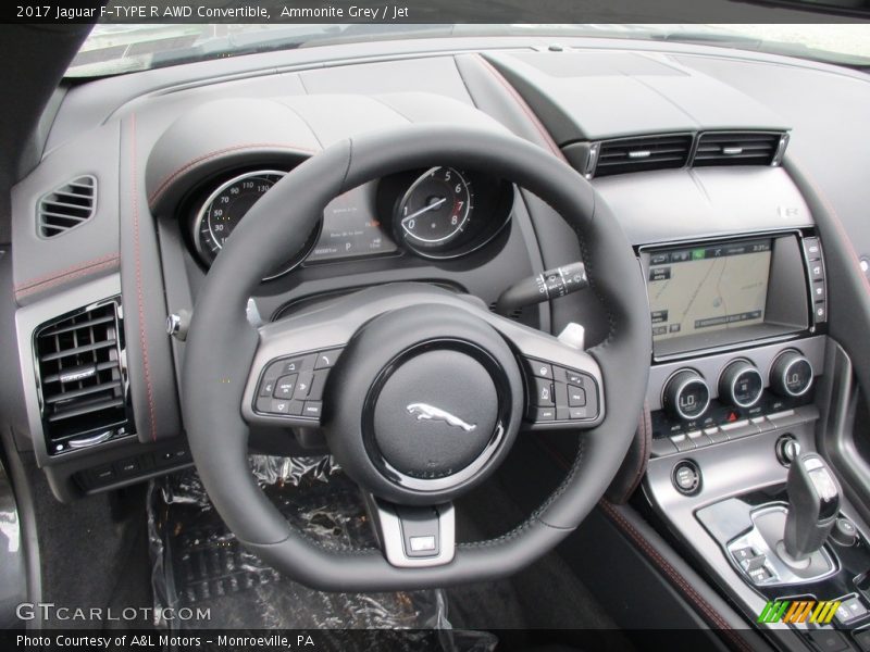 Dashboard of 2017 F-TYPE R AWD Convertible