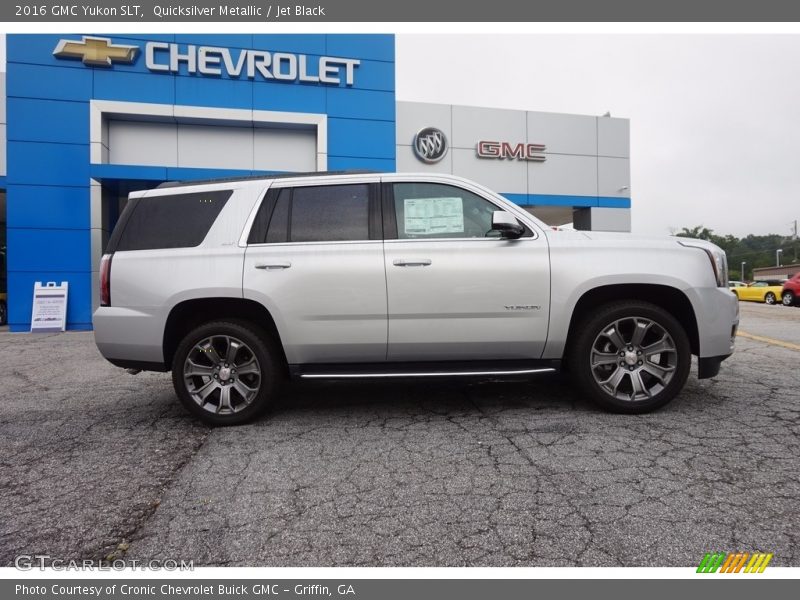 Quicksilver Metallic / Jet Black 2016 GMC Yukon SLT