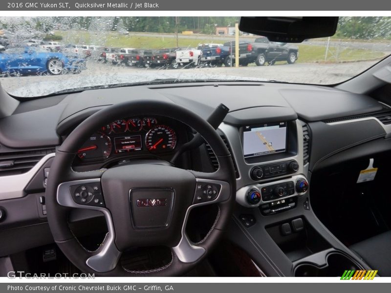 Quicksilver Metallic / Jet Black 2016 GMC Yukon SLT