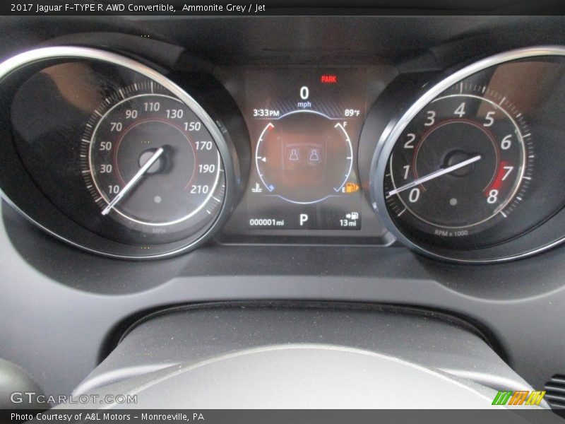  2017 F-TYPE R AWD Convertible R AWD Convertible Gauges