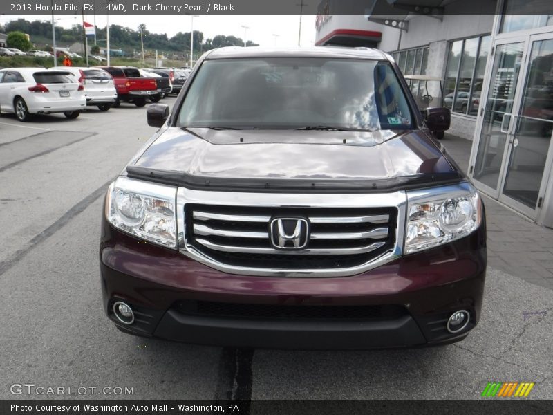 Dark Cherry Pearl / Black 2013 Honda Pilot EX-L 4WD