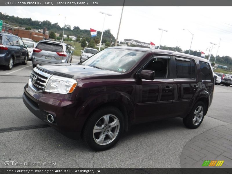 Dark Cherry Pearl / Black 2013 Honda Pilot EX-L 4WD