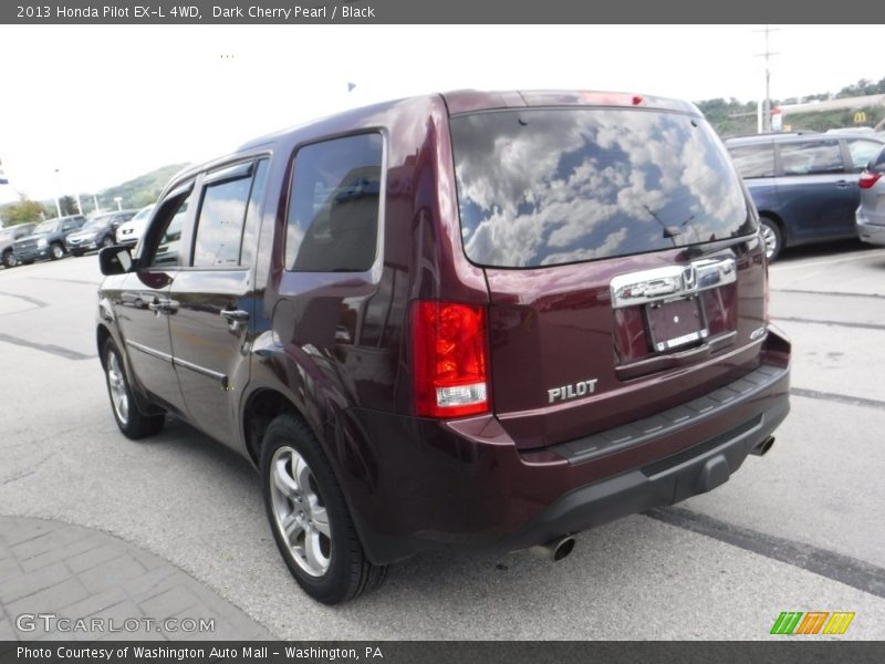 Dark Cherry Pearl / Black 2013 Honda Pilot EX-L 4WD