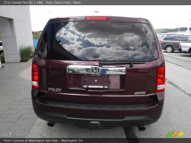 Dark Cherry Pearl / Black 2013 Honda Pilot EX-L 4WD