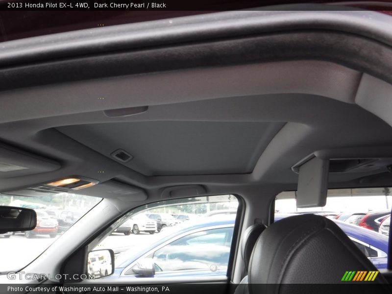 Dark Cherry Pearl / Black 2013 Honda Pilot EX-L 4WD