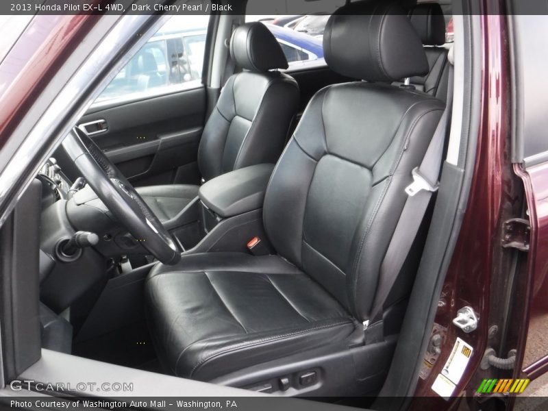 Dark Cherry Pearl / Black 2013 Honda Pilot EX-L 4WD