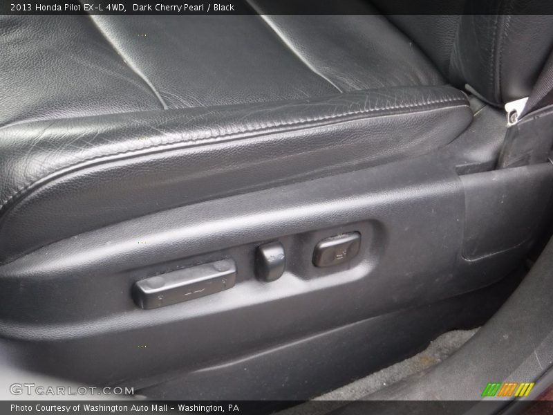 Dark Cherry Pearl / Black 2013 Honda Pilot EX-L 4WD