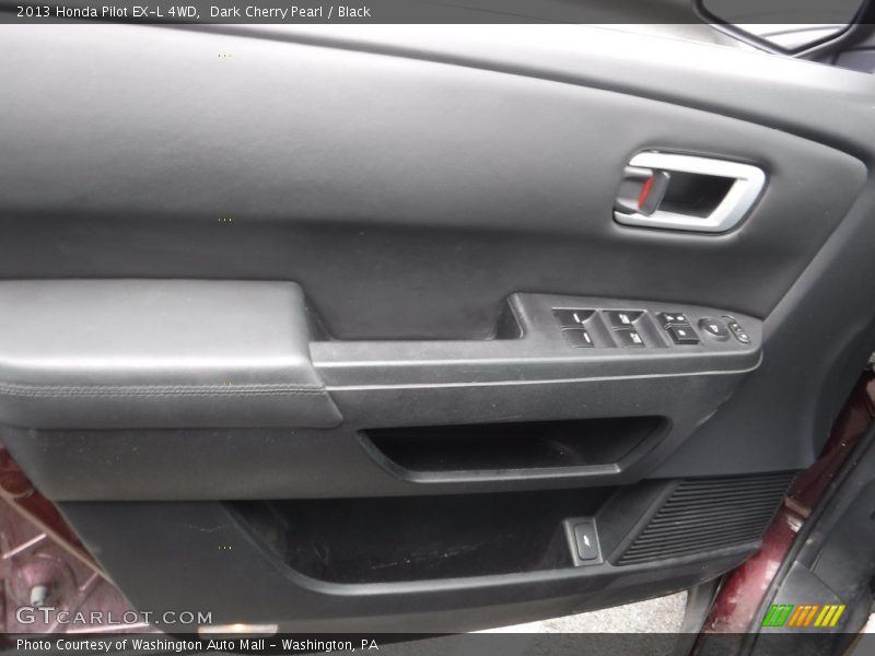 Dark Cherry Pearl / Black 2013 Honda Pilot EX-L 4WD