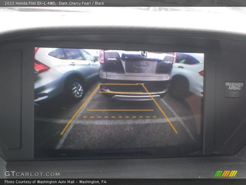 Dark Cherry Pearl / Black 2013 Honda Pilot EX-L 4WD