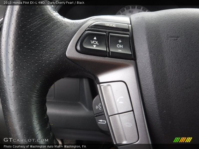 Dark Cherry Pearl / Black 2013 Honda Pilot EX-L 4WD