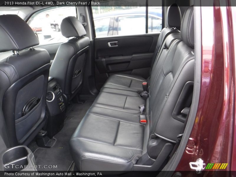 Dark Cherry Pearl / Black 2013 Honda Pilot EX-L 4WD