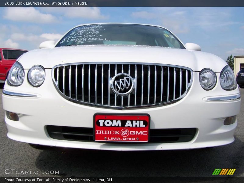 White Opal / Neutral 2009 Buick LaCrosse CX
