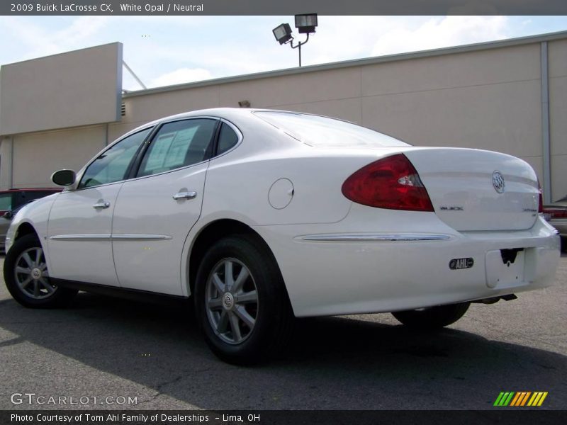 White Opal / Neutral 2009 Buick LaCrosse CX