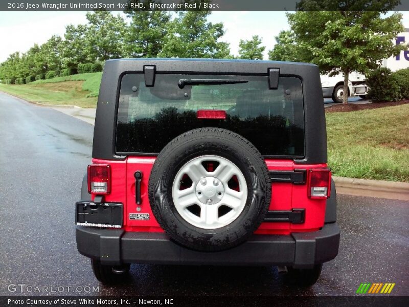 Firecracker Red / Black 2016 Jeep Wrangler Unlimited Sport 4x4 RHD
