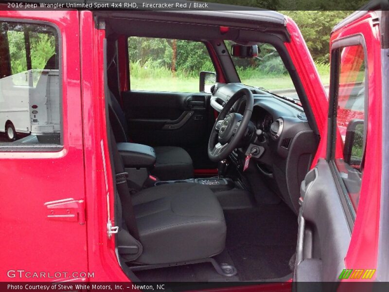 Firecracker Red / Black 2016 Jeep Wrangler Unlimited Sport 4x4 RHD