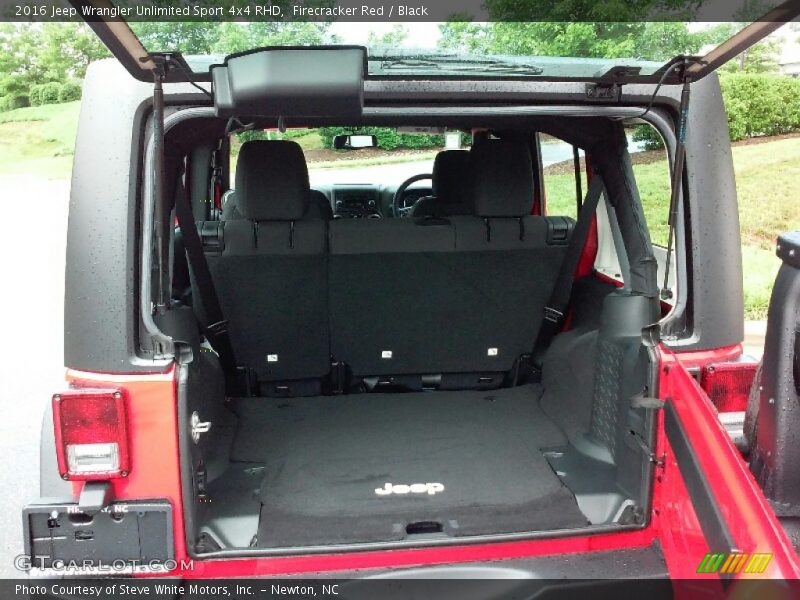 Firecracker Red / Black 2016 Jeep Wrangler Unlimited Sport 4x4 RHD