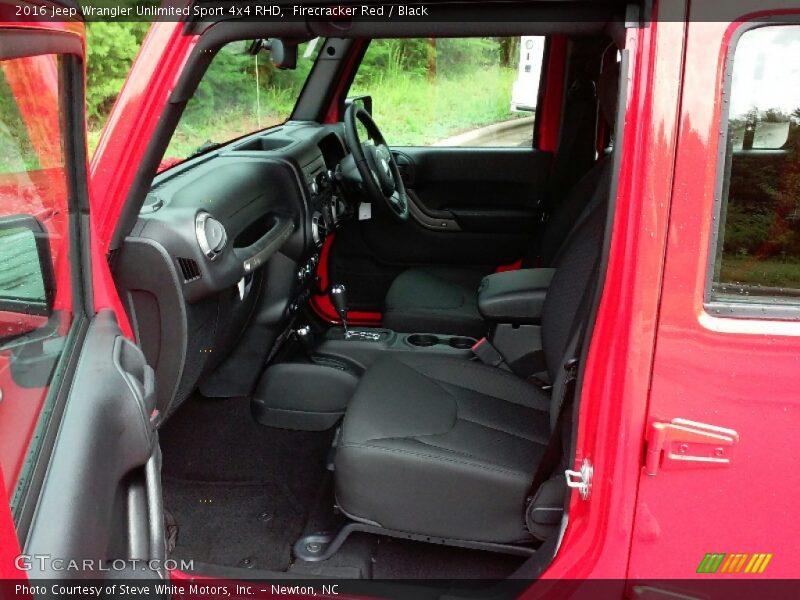 Firecracker Red / Black 2016 Jeep Wrangler Unlimited Sport 4x4 RHD