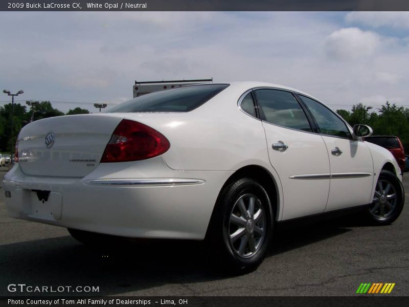 White Opal / Neutral 2009 Buick LaCrosse CX