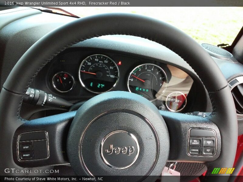 Firecracker Red / Black 2016 Jeep Wrangler Unlimited Sport 4x4 RHD