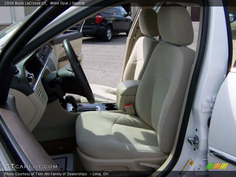 White Opal / Neutral 2009 Buick LaCrosse CX