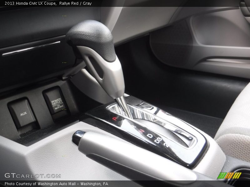 Rallye Red / Gray 2013 Honda Civic LX Coupe