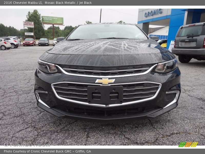 Mosaic Black Metallic / Jet Black 2016 Chevrolet Malibu LS
