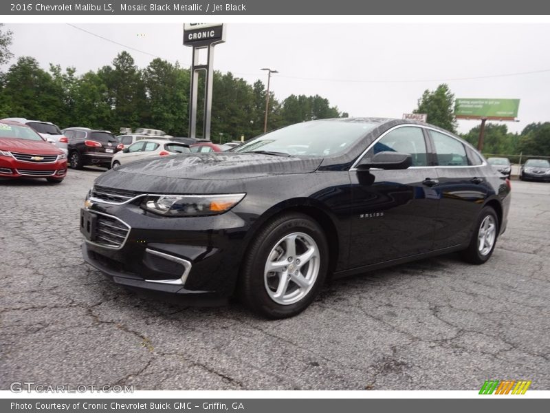 Mosaic Black Metallic / Jet Black 2016 Chevrolet Malibu LS