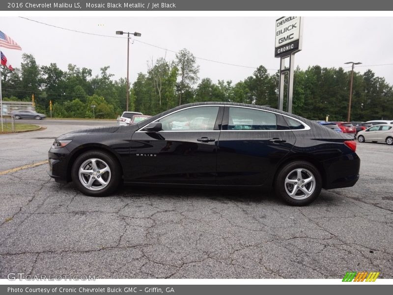 Mosaic Black Metallic / Jet Black 2016 Chevrolet Malibu LS