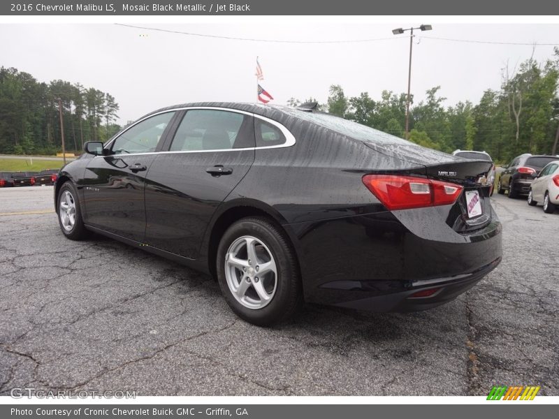 Mosaic Black Metallic / Jet Black 2016 Chevrolet Malibu LS