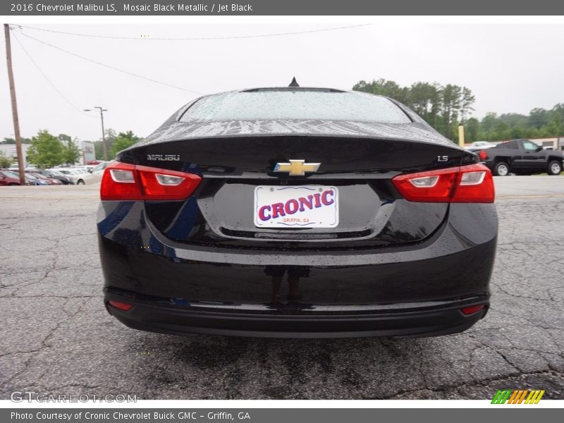 Mosaic Black Metallic / Jet Black 2016 Chevrolet Malibu LS