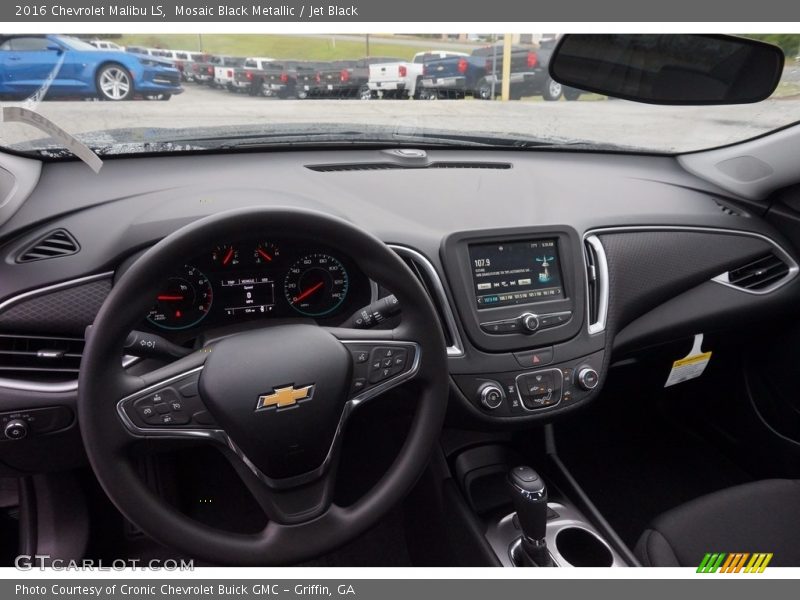 Mosaic Black Metallic / Jet Black 2016 Chevrolet Malibu LS