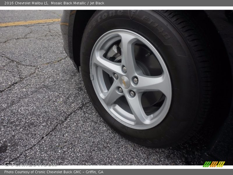 Mosaic Black Metallic / Jet Black 2016 Chevrolet Malibu LS