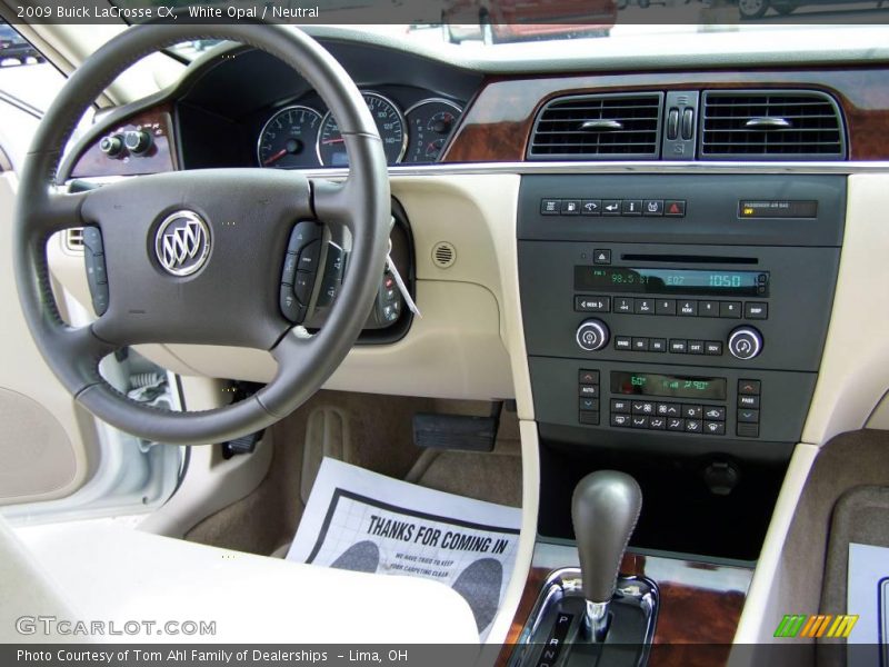 White Opal / Neutral 2009 Buick LaCrosse CX