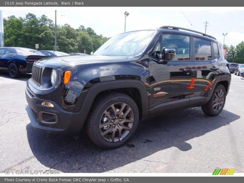 Black / Black 2016 Jeep Renegade Latitude