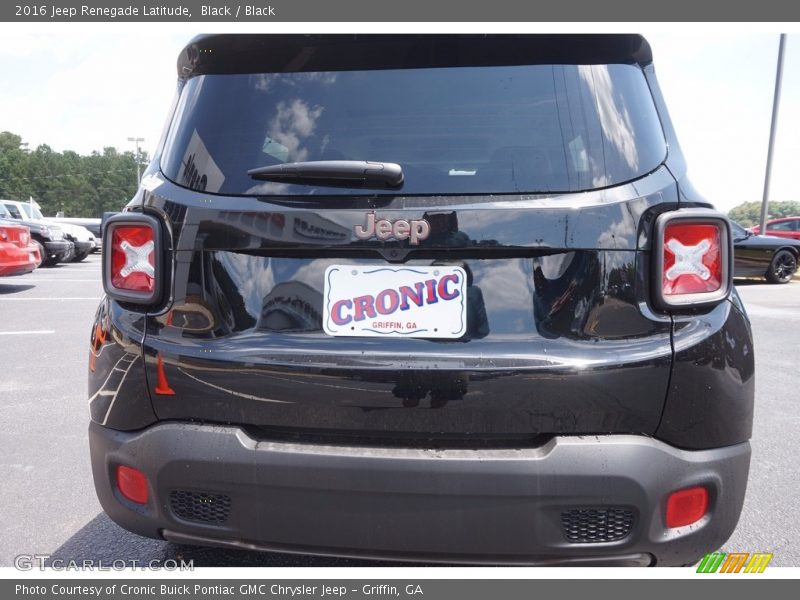 Black / Black 2016 Jeep Renegade Latitude