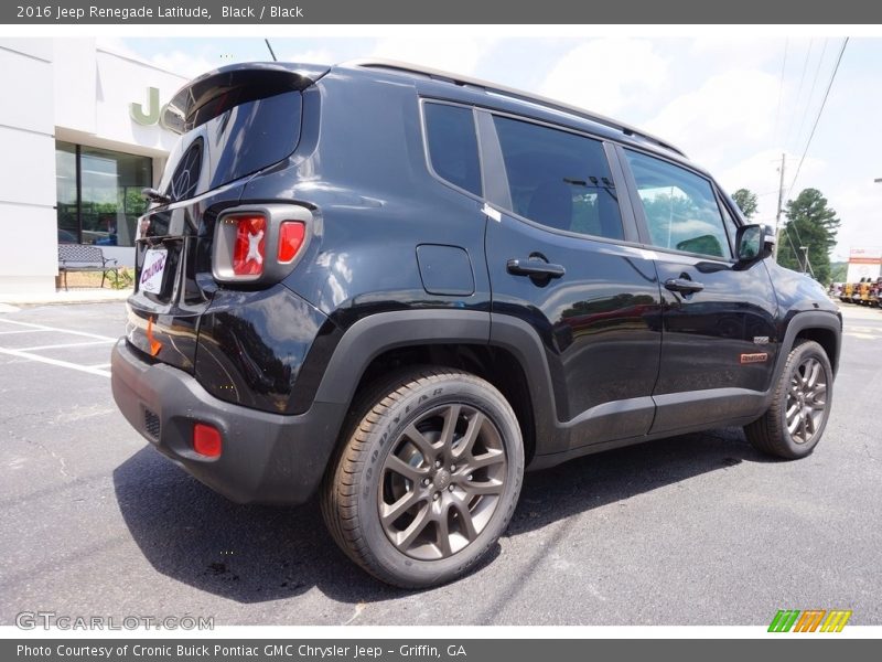 Black / Black 2016 Jeep Renegade Latitude