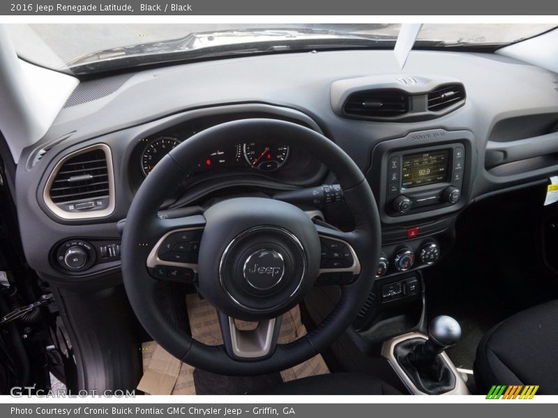 Black / Black 2016 Jeep Renegade Latitude