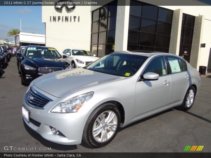 Liquid Platinum / Graphite 2011 Infiniti G 37 Journey Sedan