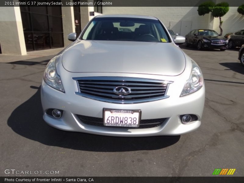 Liquid Platinum / Graphite 2011 Infiniti G 37 Journey Sedan