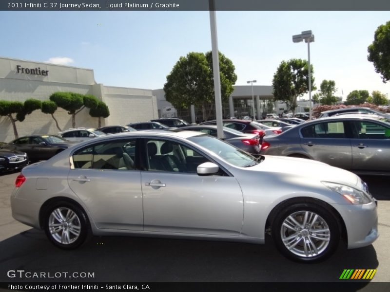 Liquid Platinum / Graphite 2011 Infiniti G 37 Journey Sedan