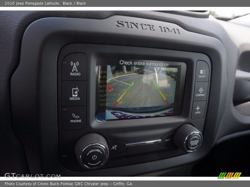 Black / Black 2016 Jeep Renegade Latitude
