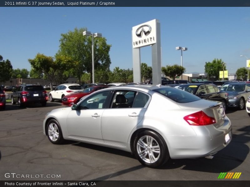 Liquid Platinum / Graphite 2011 Infiniti G 37 Journey Sedan