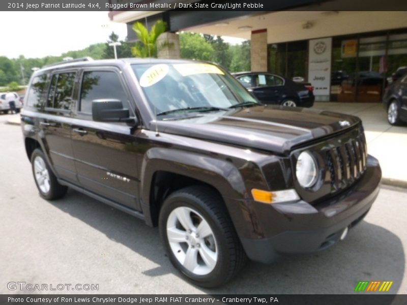 Rugged Brown Metallic / Dark Slate Gray/Light Pebble 2014 Jeep Patriot Latitude 4x4