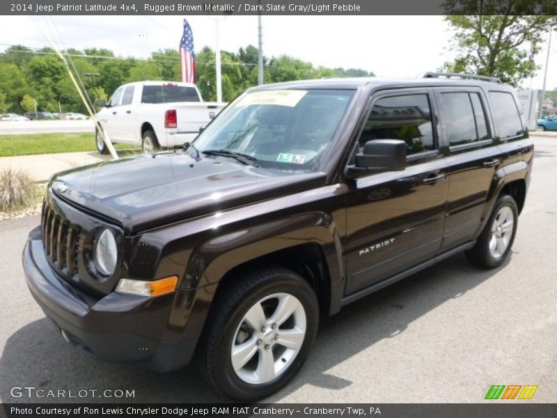 Rugged Brown Metallic / Dark Slate Gray/Light Pebble 2014 Jeep Patriot Latitude 4x4