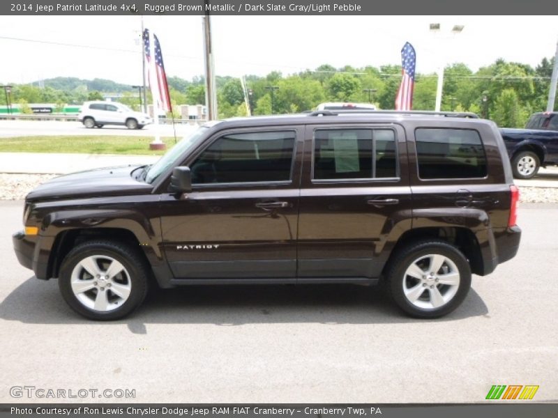 Rugged Brown Metallic / Dark Slate Gray/Light Pebble 2014 Jeep Patriot Latitude 4x4