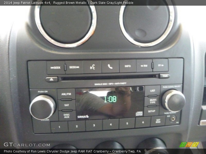 Rugged Brown Metallic / Dark Slate Gray/Light Pebble 2014 Jeep Patriot Latitude 4x4