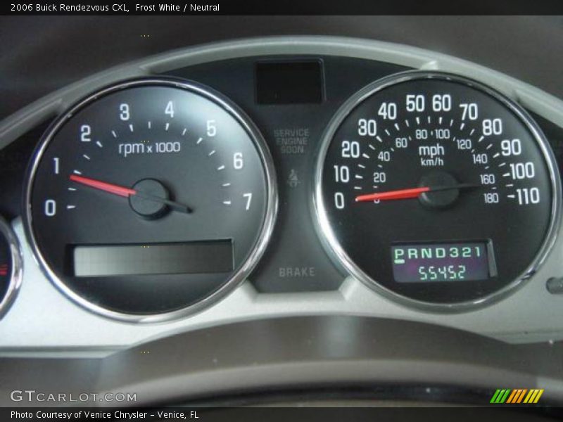 Frost White / Neutral 2006 Buick Rendezvous CXL